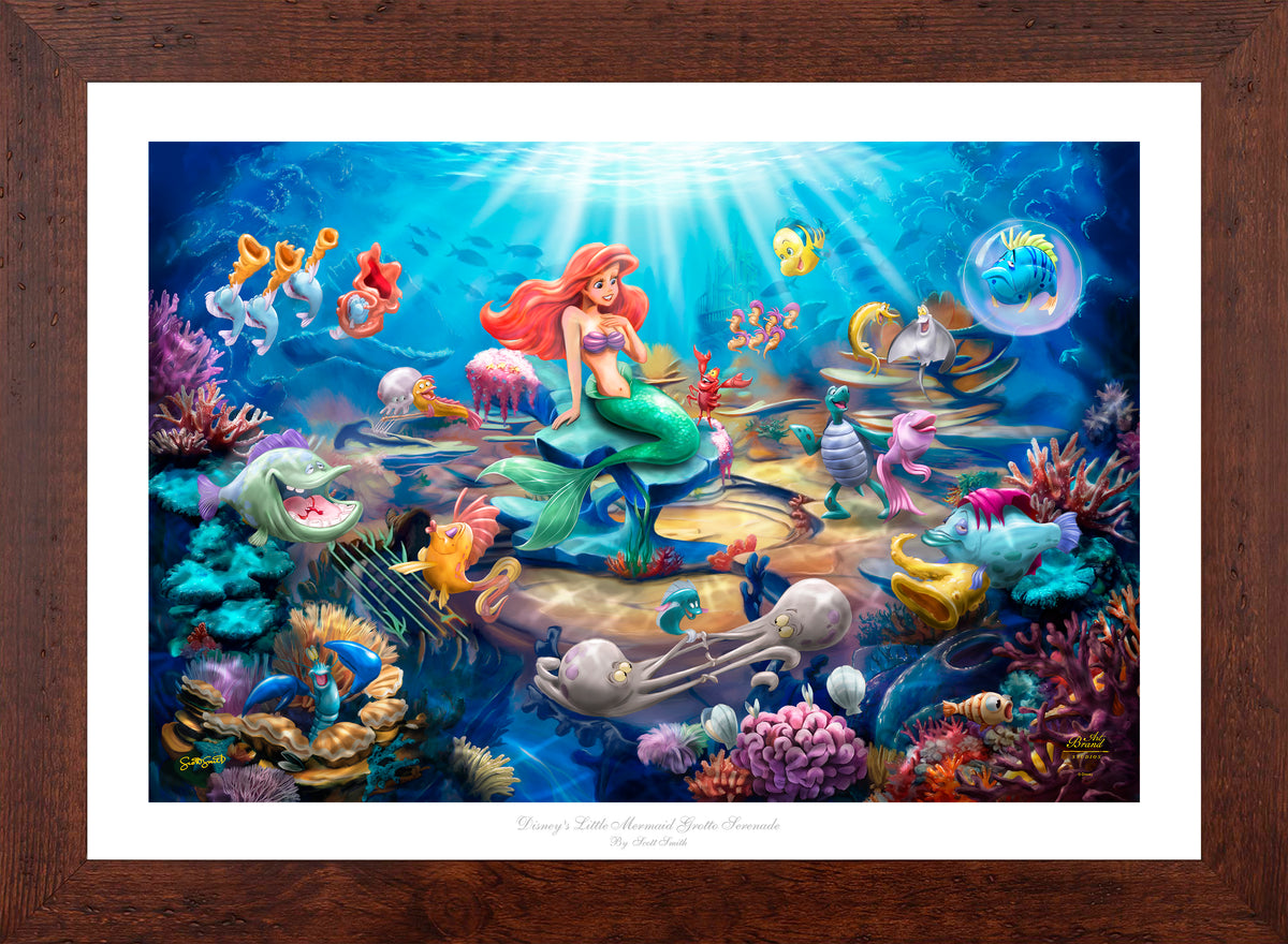Disney's Little Mermaid Grotto Serenade - Limited Edition Paper