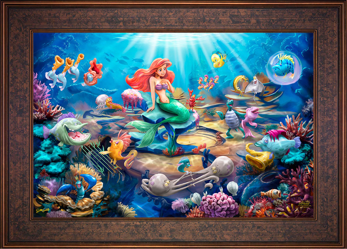 Disney's Little Mermaid Grotto Serenade - Jewel Edition Art