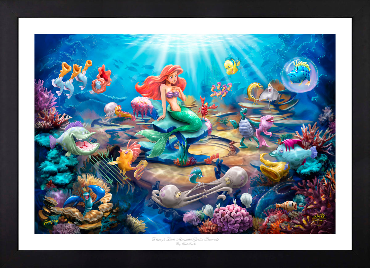 Disney's Little Mermaid Grotto Serenade - Limited Edition Paper