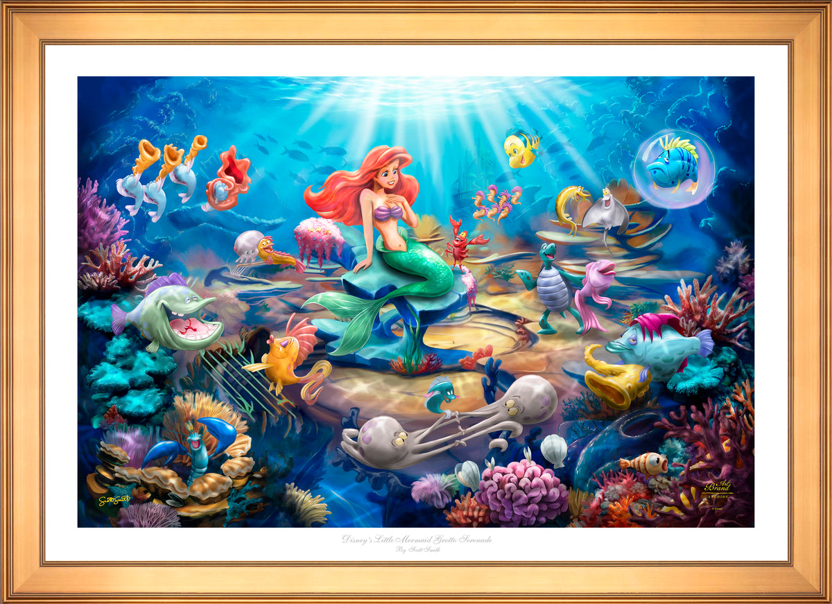Disney's Little Mermaid Grotto Serenade - Limited Edition Paper