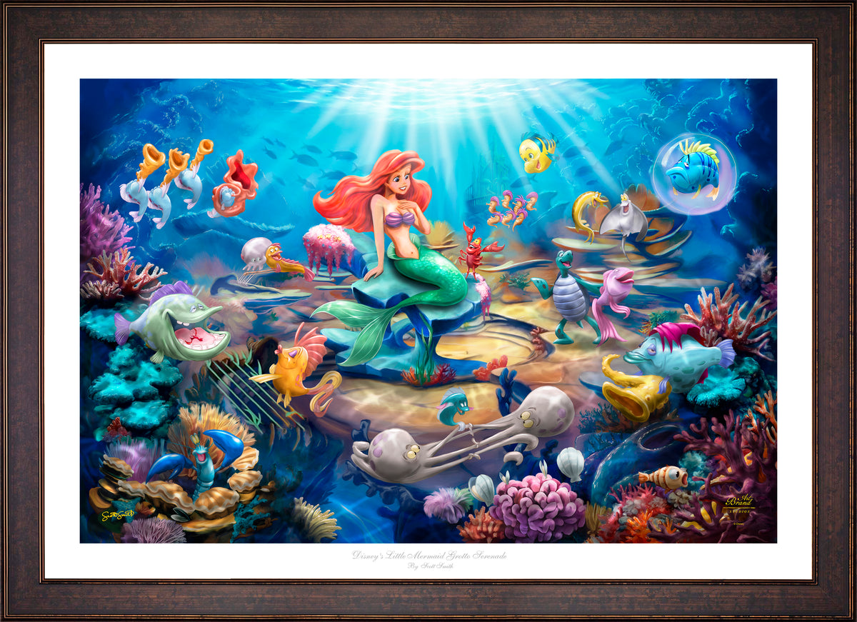 Disney's Little Mermaid Grotto Serenade - Limited Edition Paper