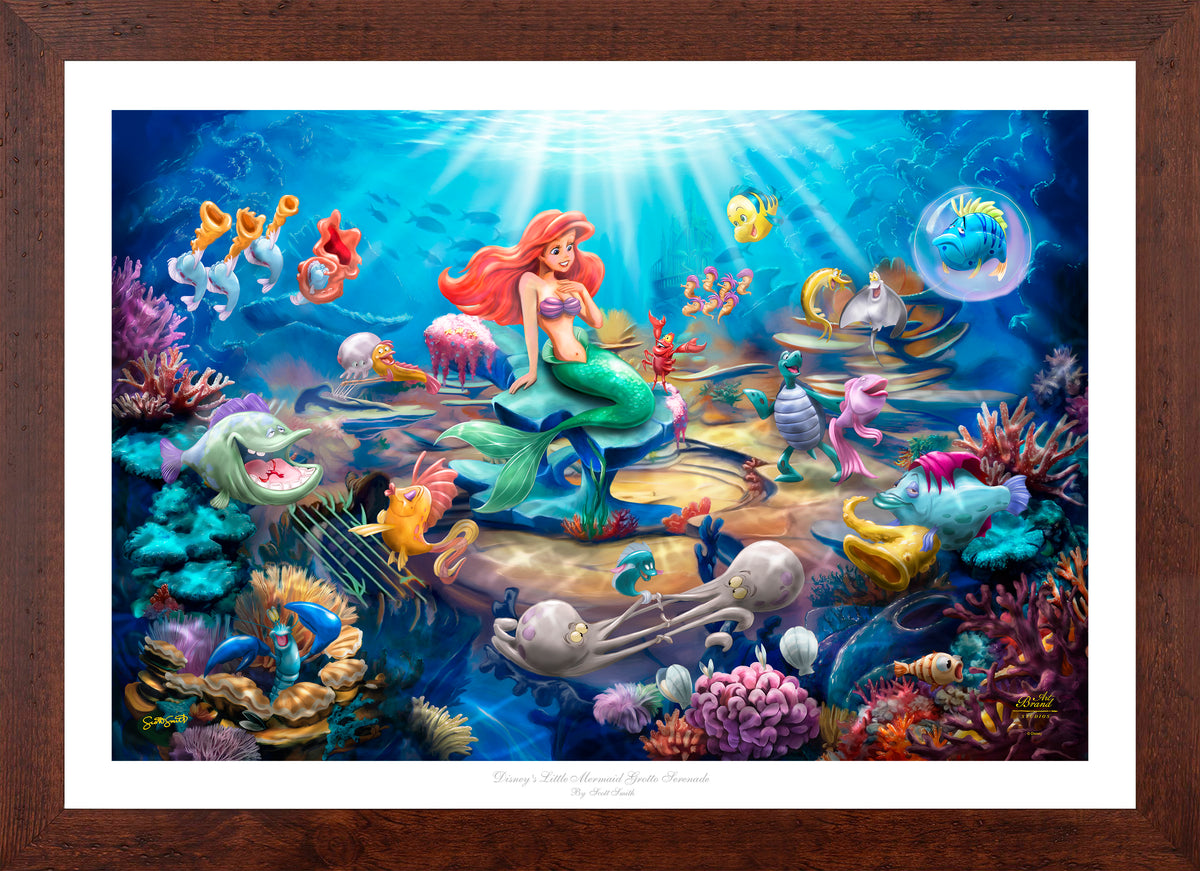 Disney's Little Mermaid Grotto Serenade - Limited Edition Paper