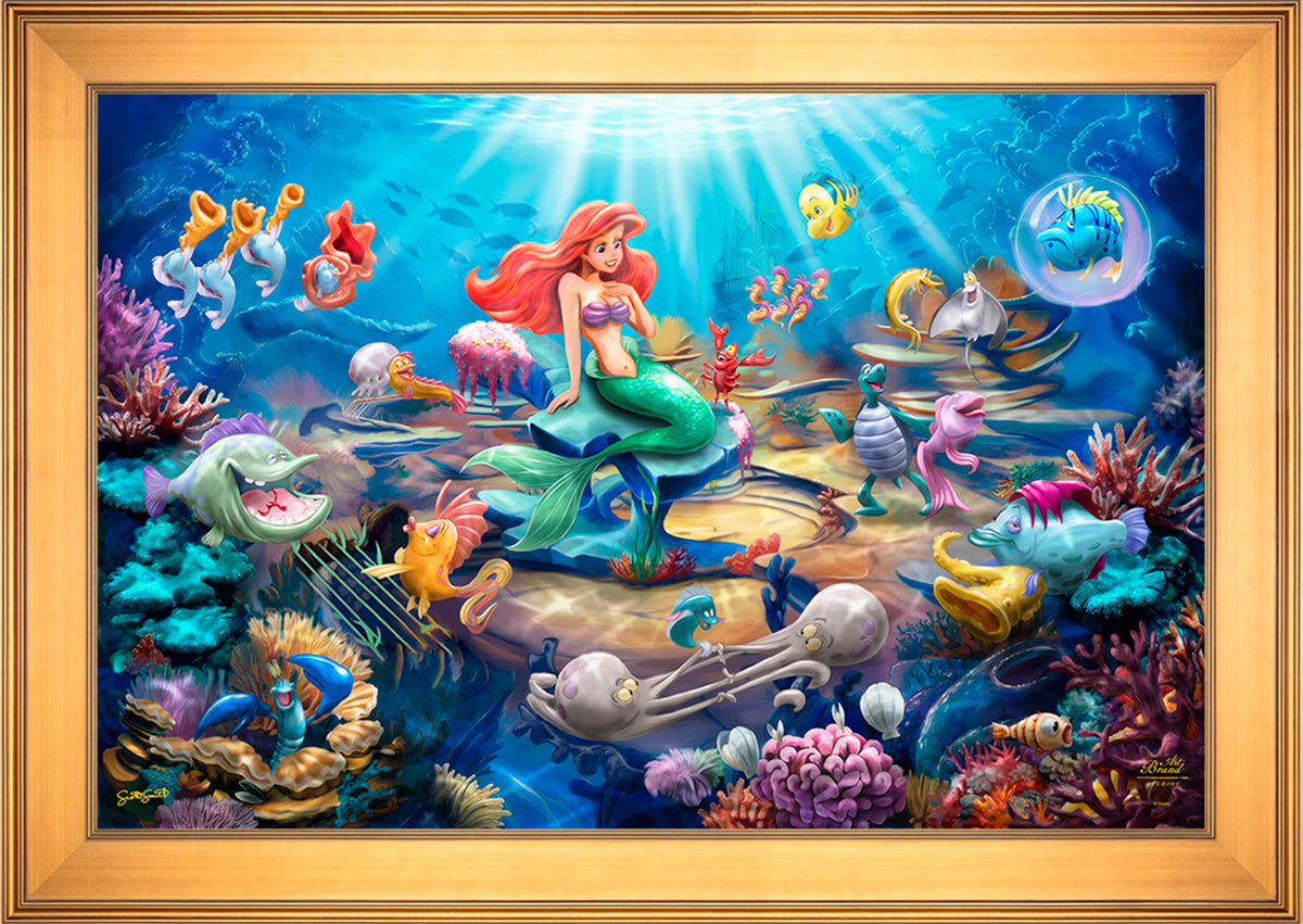 Disney's Little Mermaid Grotto Serenade - Jewel Edition Art