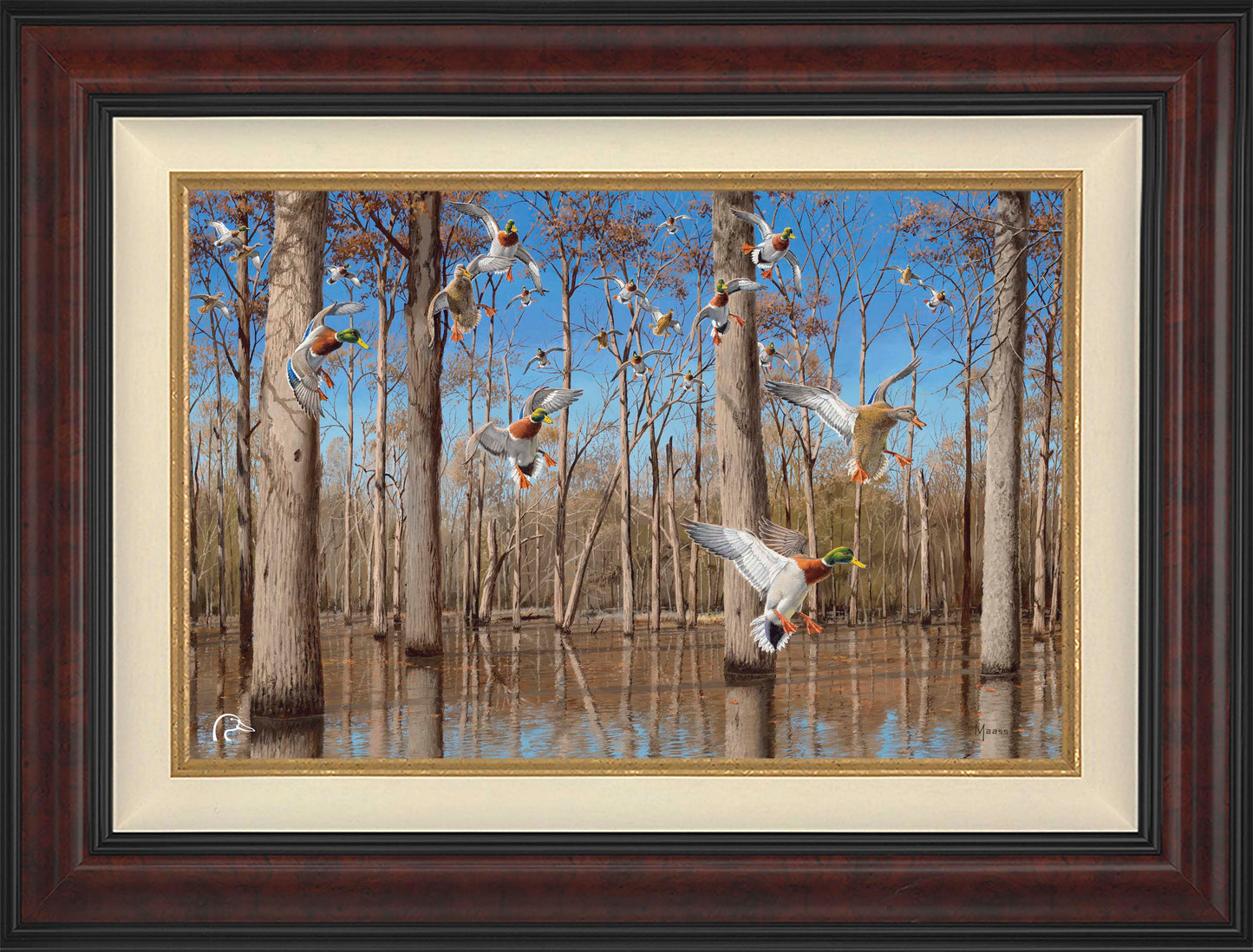 Down from the North - Mallards Limited Edition Canvas - Official Ducks Unlimited Art