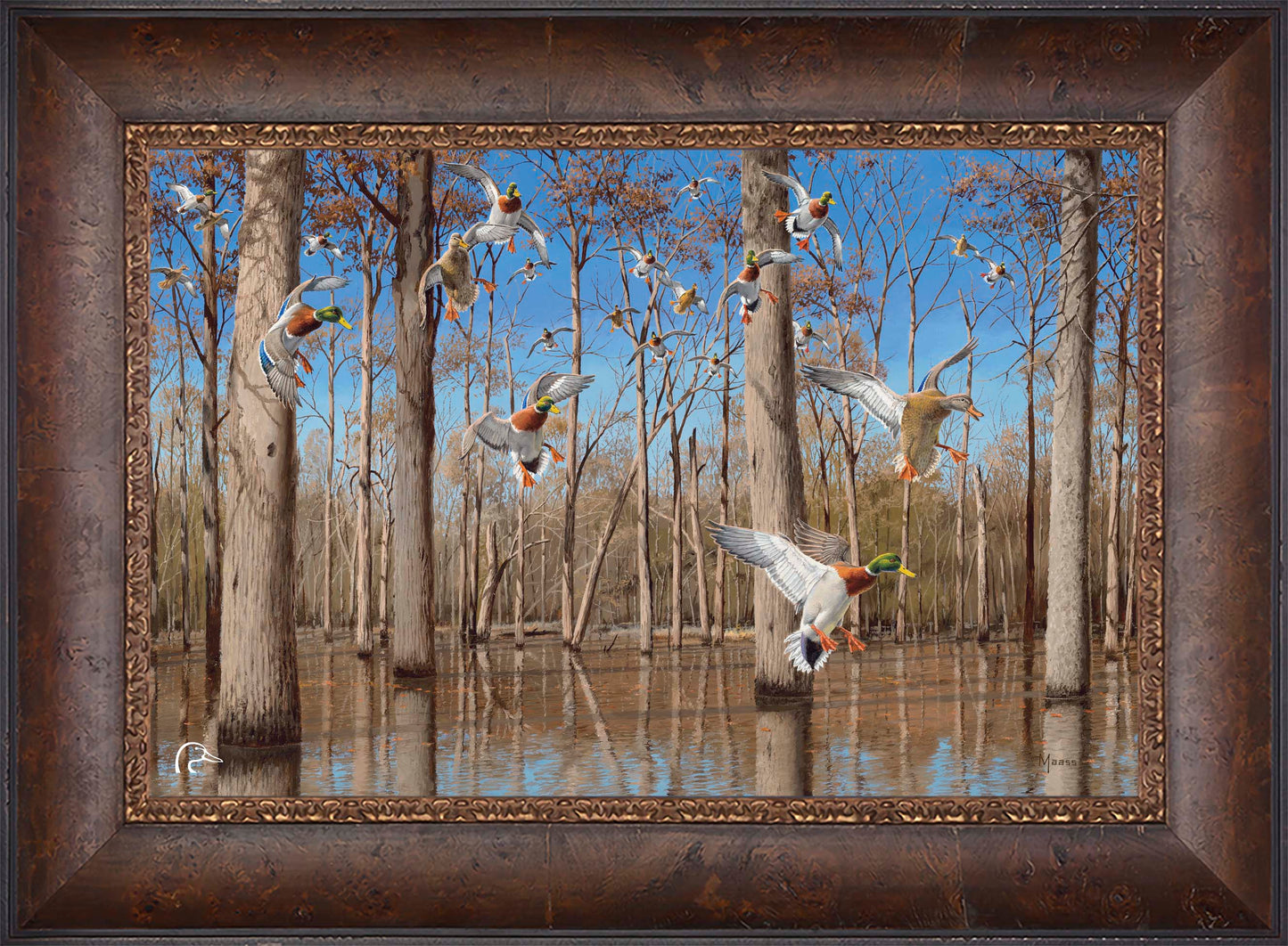 Down from the North - Mallards Limited Edition Canvas - Official Ducks Unlimited Art