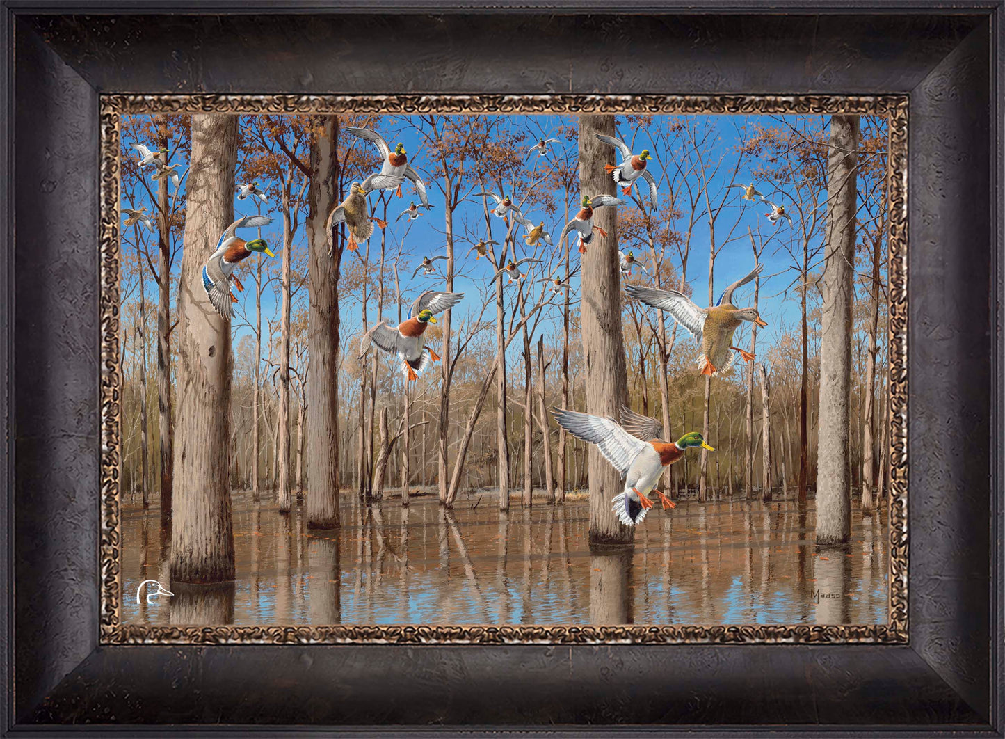 Down from the North - Mallards Limited Edition Canvas - Official Ducks Unlimited Art