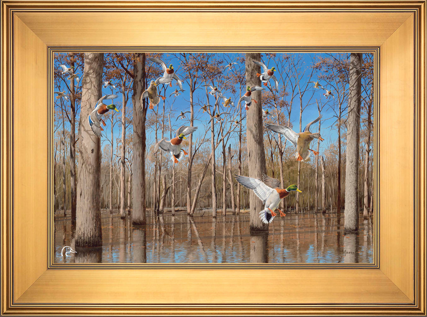 Down from the North - Mallards Limited Edition Canvas - Official Ducks Unlimited Art