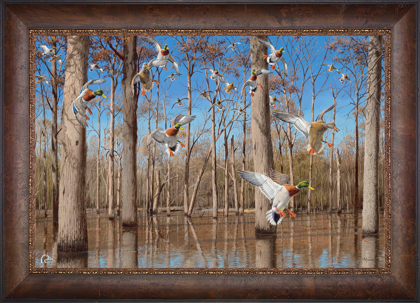 Down from the North - Mallards Limited Edition Canvas - Official Ducks Unlimited Art