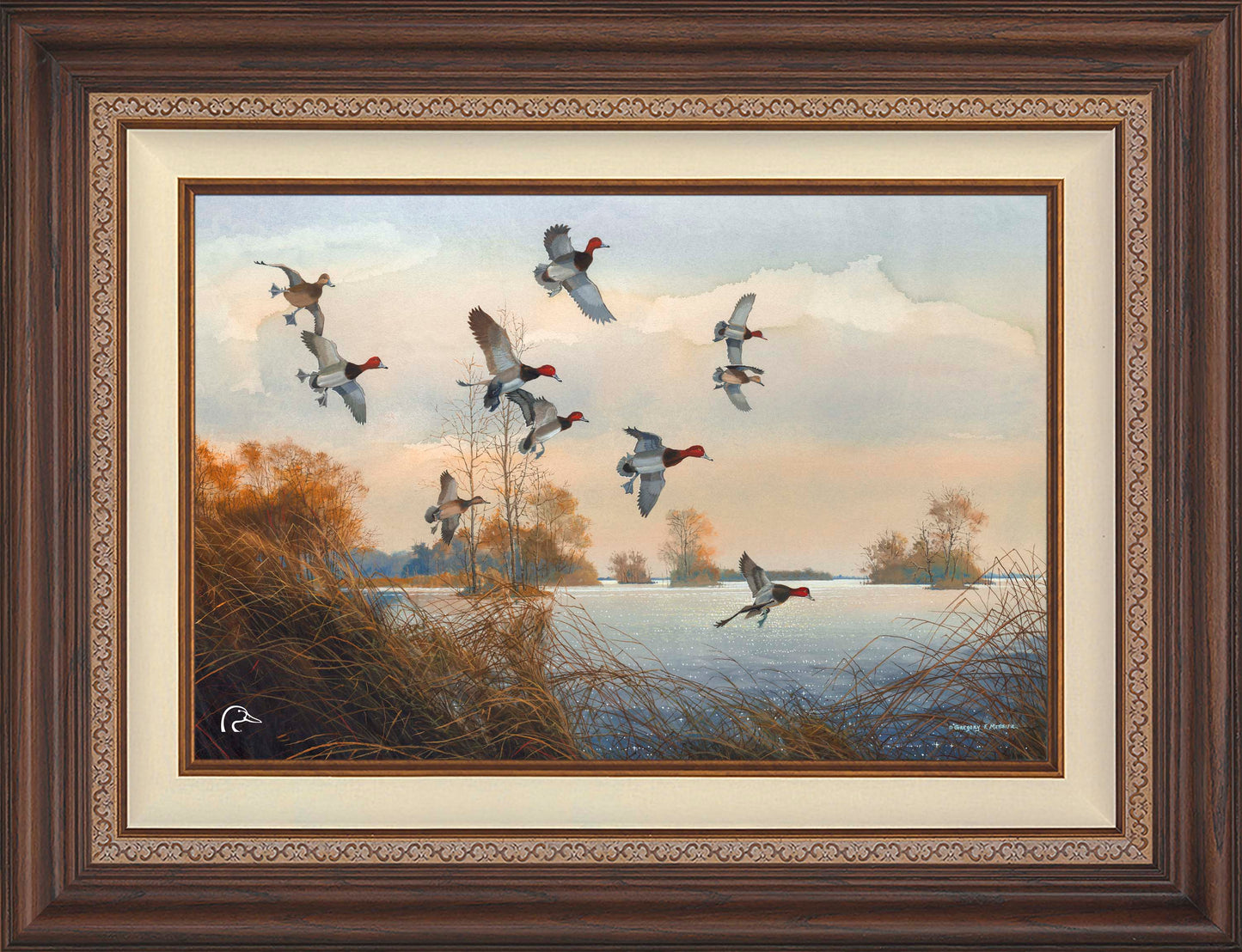 Redheads Redoubt Limited Edition Canvas - Official Ducks Unlimited Art