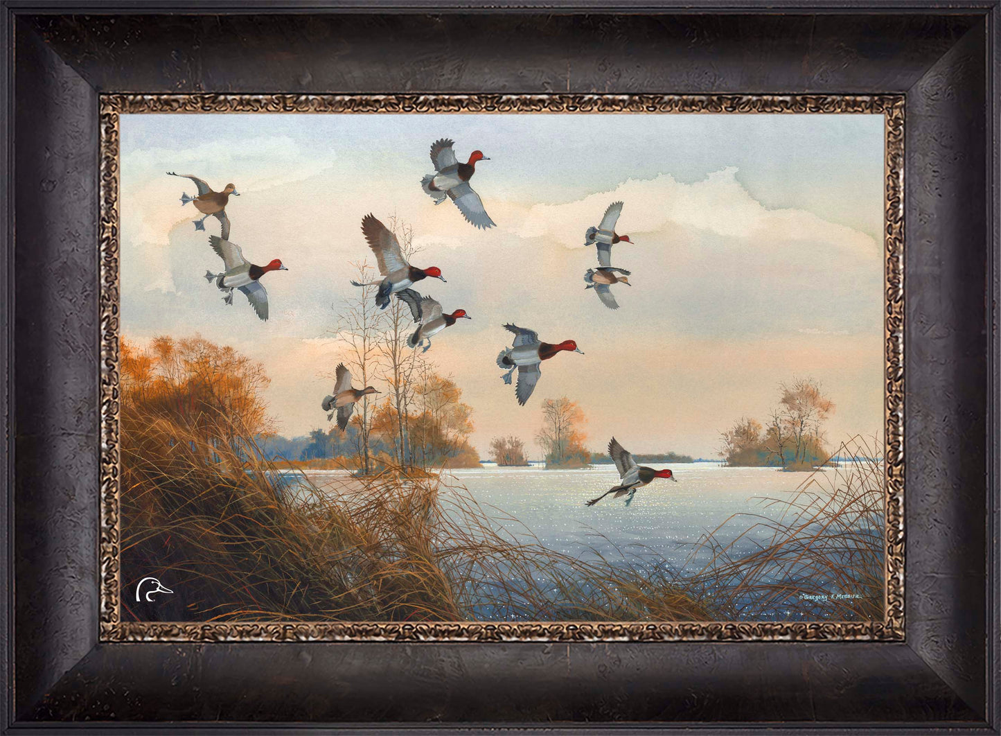 Redheads Redoubt Limited Edition Canvas - Official Ducks Unlimited Art