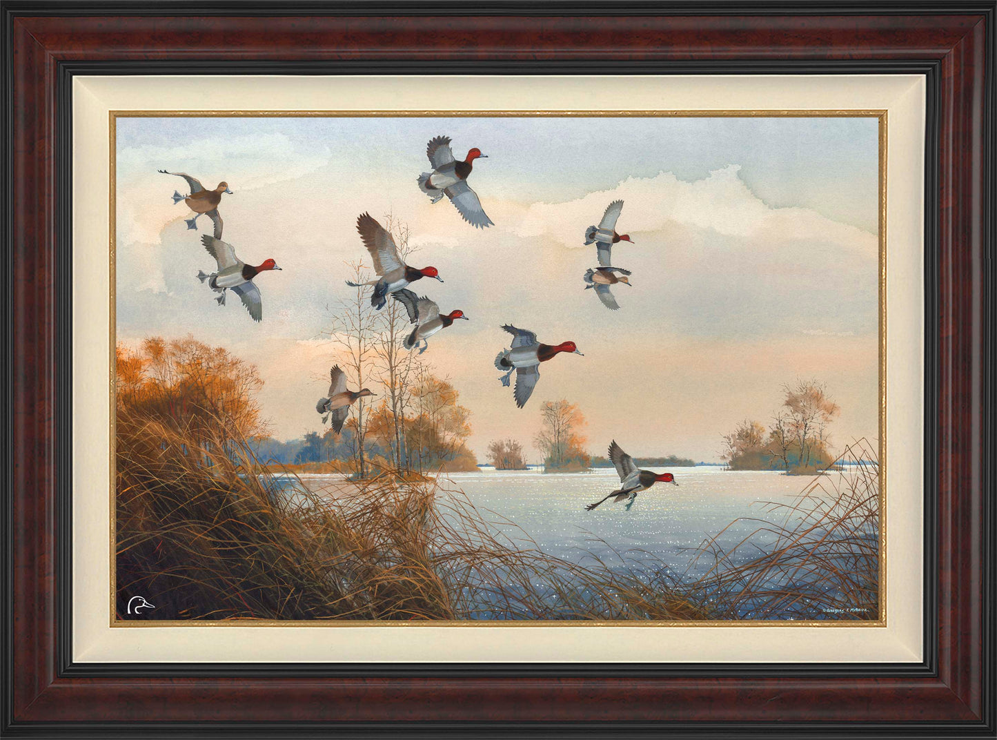 Redheads Redoubt Limited Edition Canvas - Official Ducks Unlimited Art