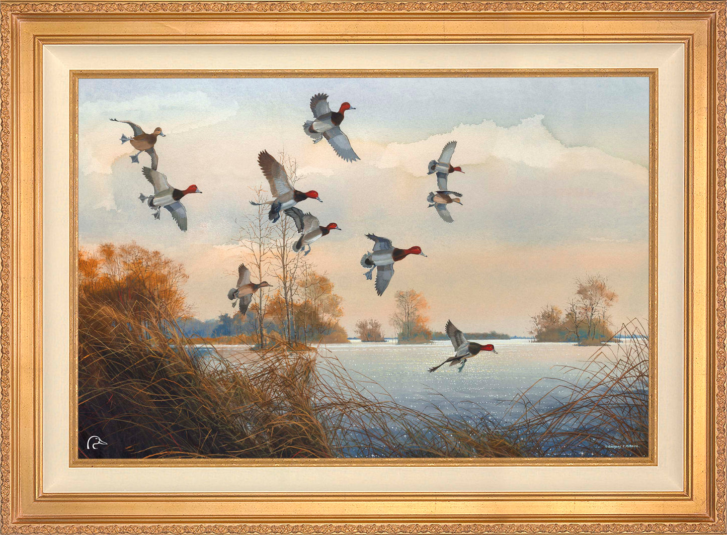 Redheads Redoubt Limited Edition Canvas - Official Ducks Unlimited Art