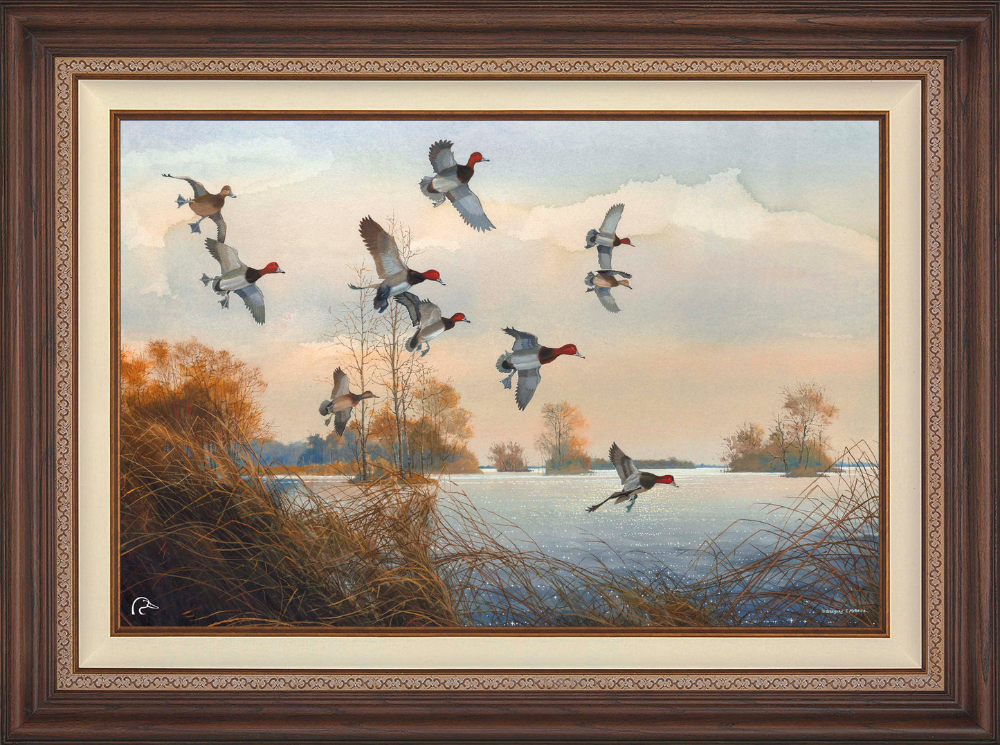 Redheads Redoubt Limited Edition Canvas - Official Ducks Unlimited Art