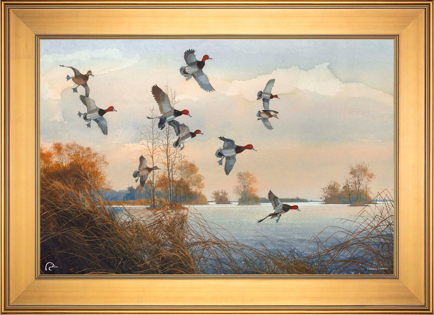 Redheads Redoubt Limited Edition Canvas - Official Ducks Unlimited Art