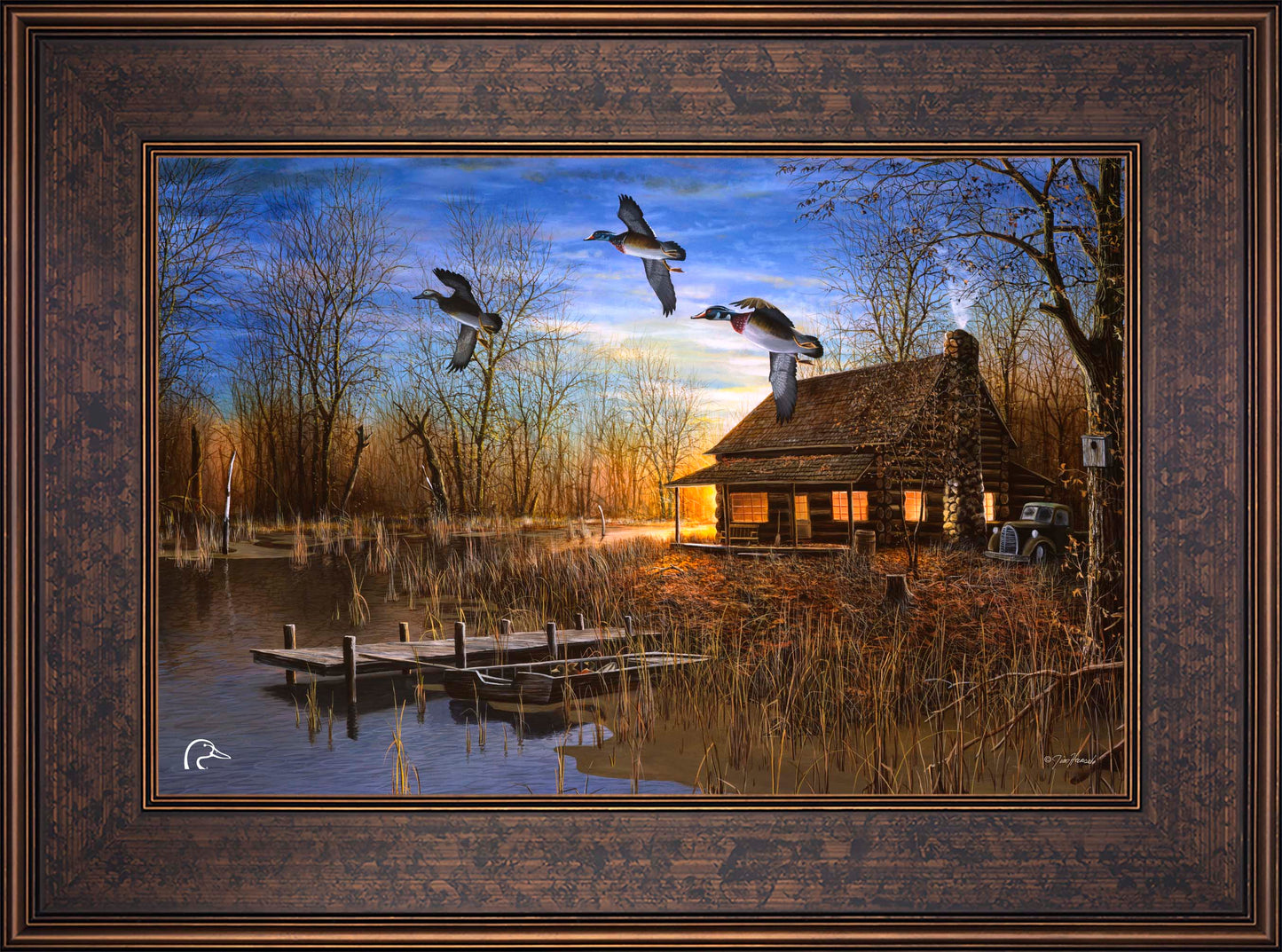 Passing Through Limited Edition Canvas - Official Ducks Unlimited Art