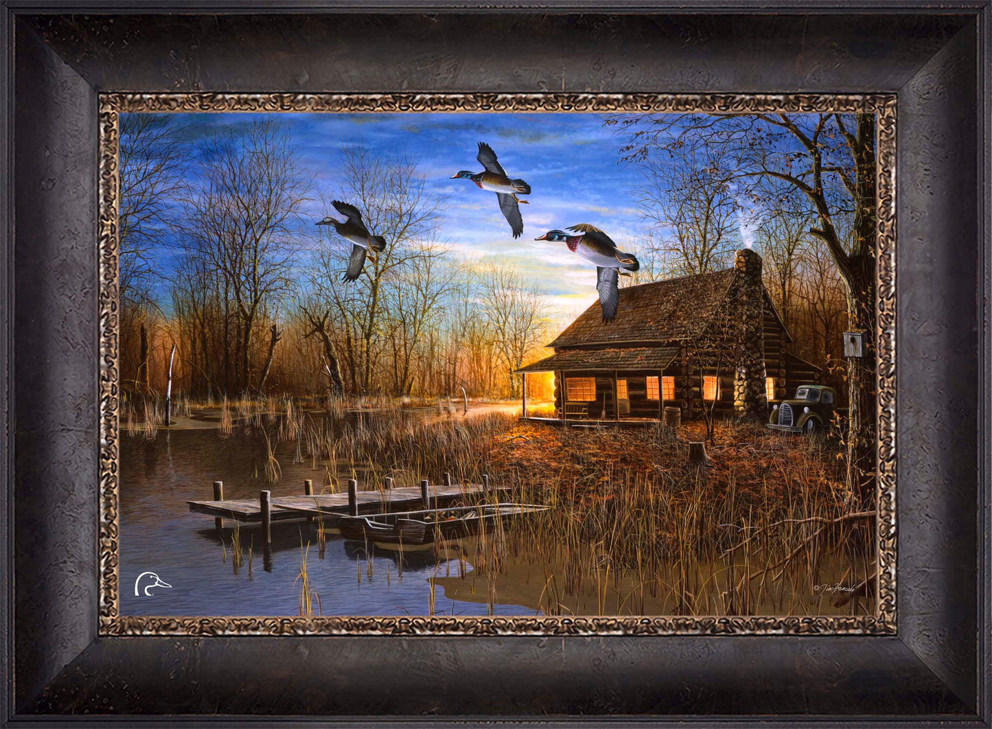 Passing Through Limited Edition Canvas - Official Ducks Unlimited Art