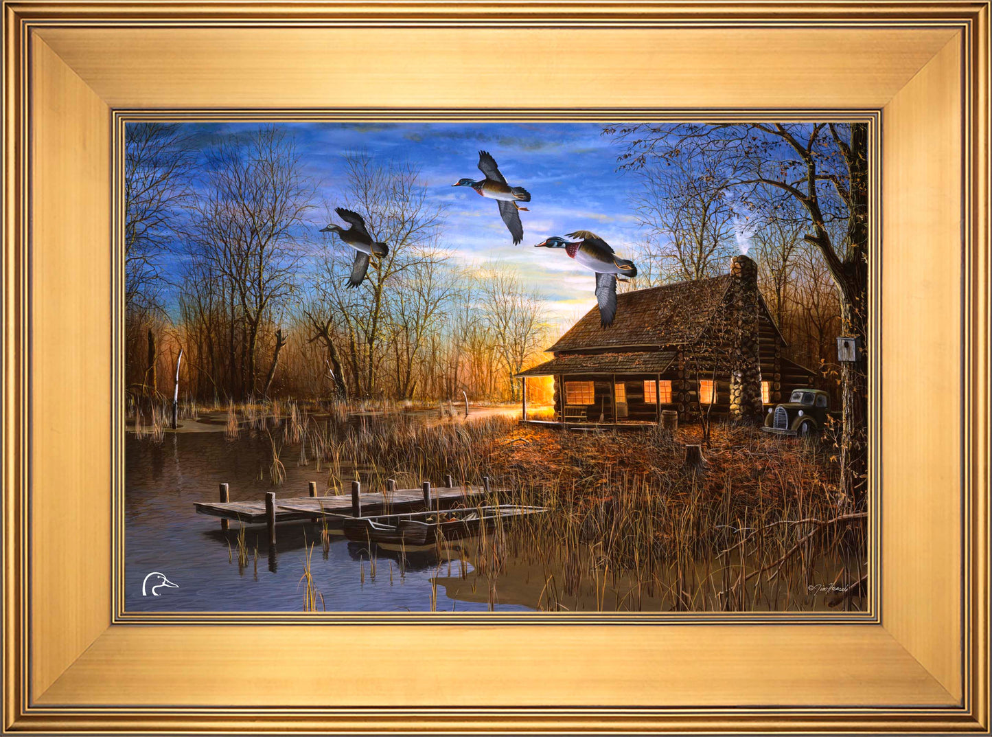 Passing Through Limited Edition Canvas - Official Ducks Unlimited Art