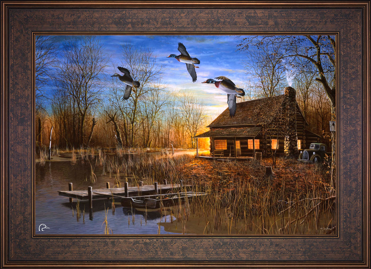 Passing Through Limited Edition Canvas - Official Ducks Unlimited Art