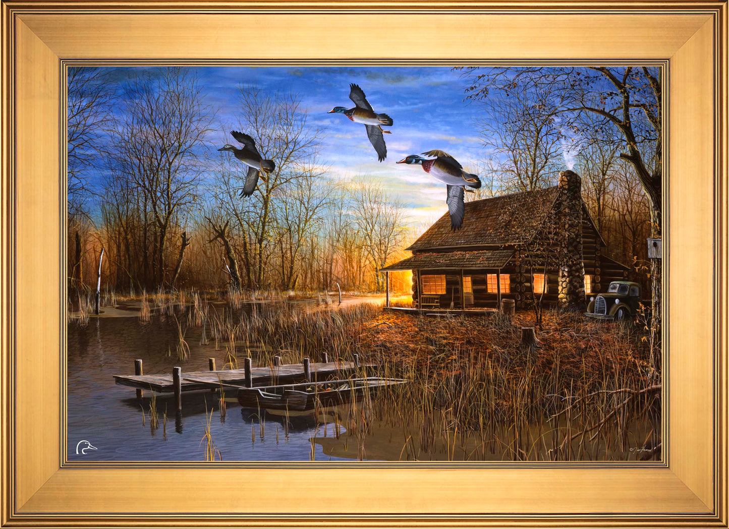 Passing Through Limited Edition Canvas - Official Ducks Unlimited Art