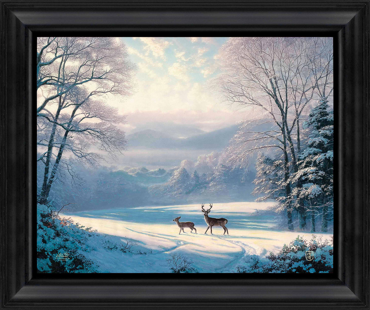 Winter's Grace - 16" x 20" Brushstroke Vignette