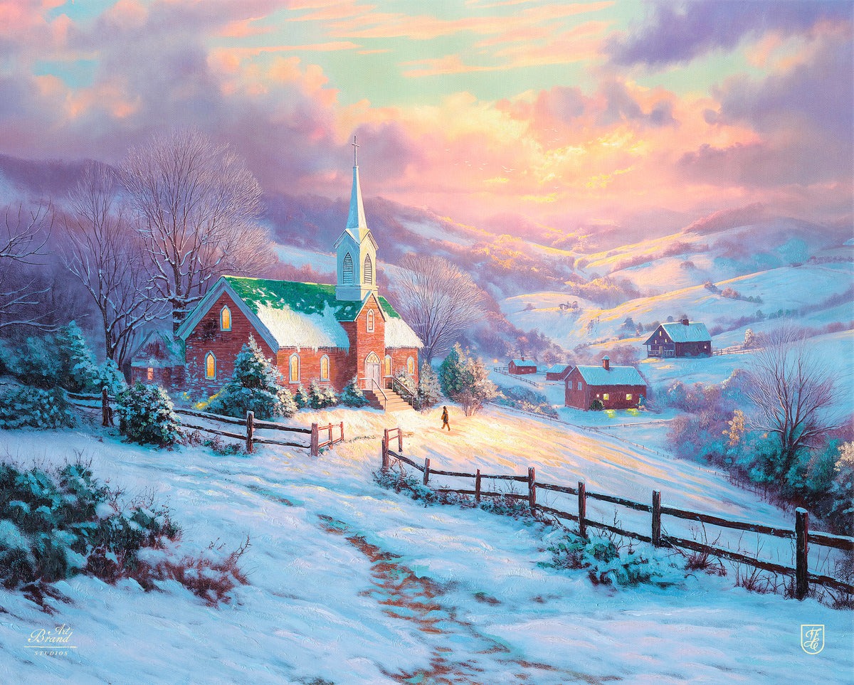 Sunday Morning Peace - 24" x 30 Gallery Wrapped Canvas