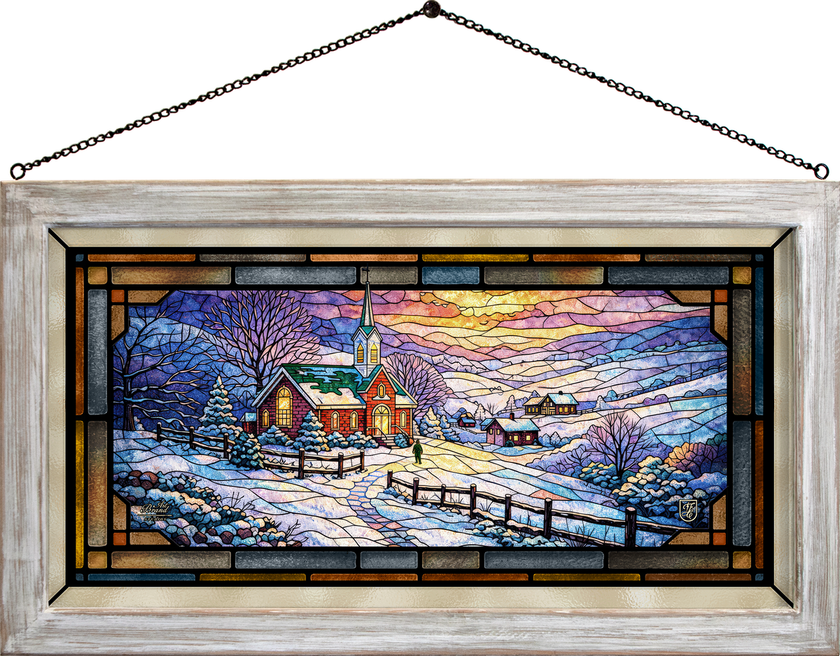 Sunday Morning Peace - Stained Glass Art