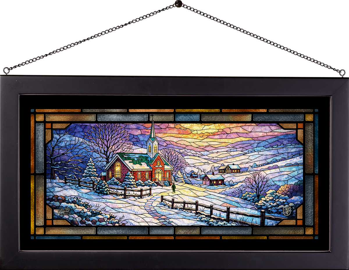 Sunday Morning Peace - Stained Glass Art