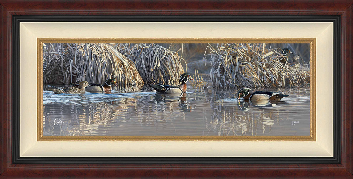 Backwater Gathering Limited Edition Canvas - Official Ducks Unlimited