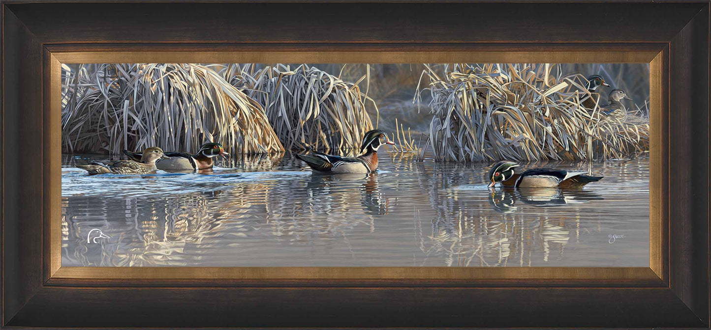 Backwater Gathering Limited Edition Canvas - Official Ducks Unlimited