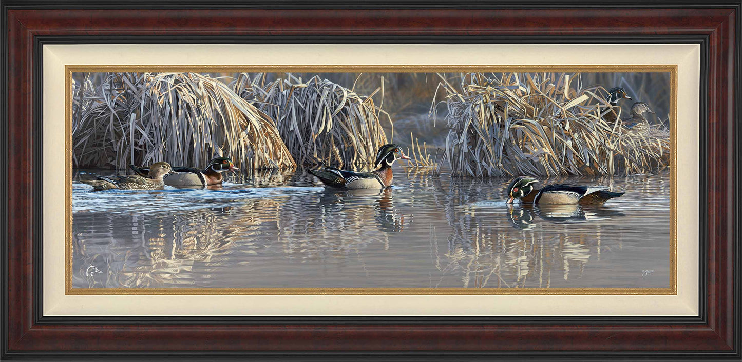 Backwater Gathering Limited Edition Canvas - Official Ducks Unlimited