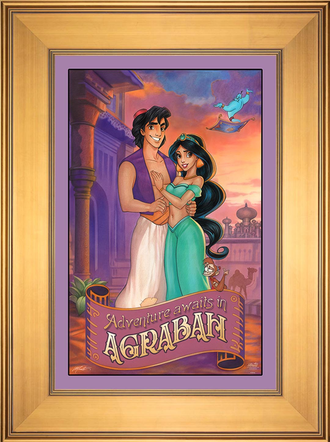 Disney's Aladdin - Adventure Awaits in Agrabah - Limited Edition Canvas