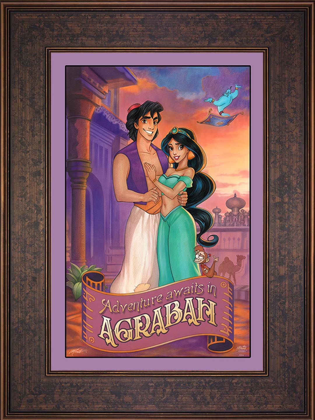Disney's Aladdin - Adventure Awaits in Agrabah - Limited Edition Canvas