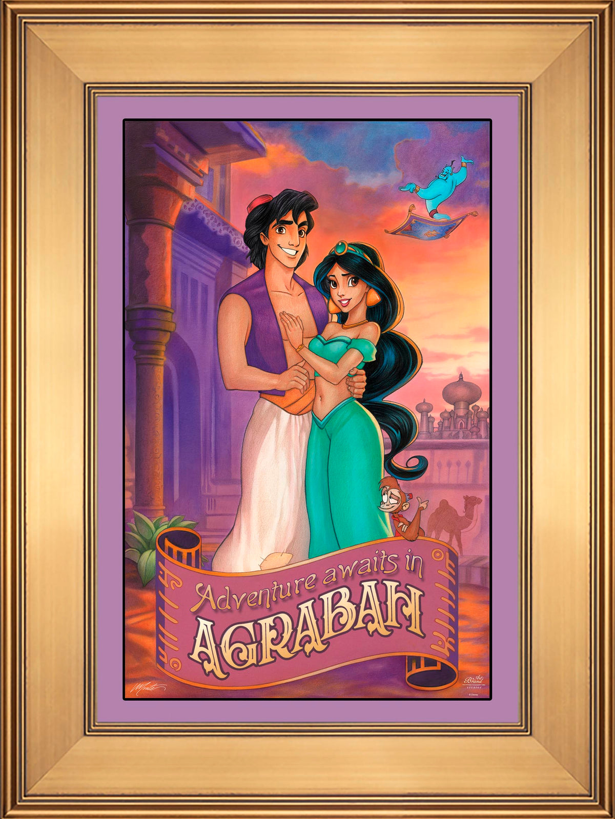 Disney's Aladdin - Adventure Awaits in Agrabah - Limited Edition Canvas