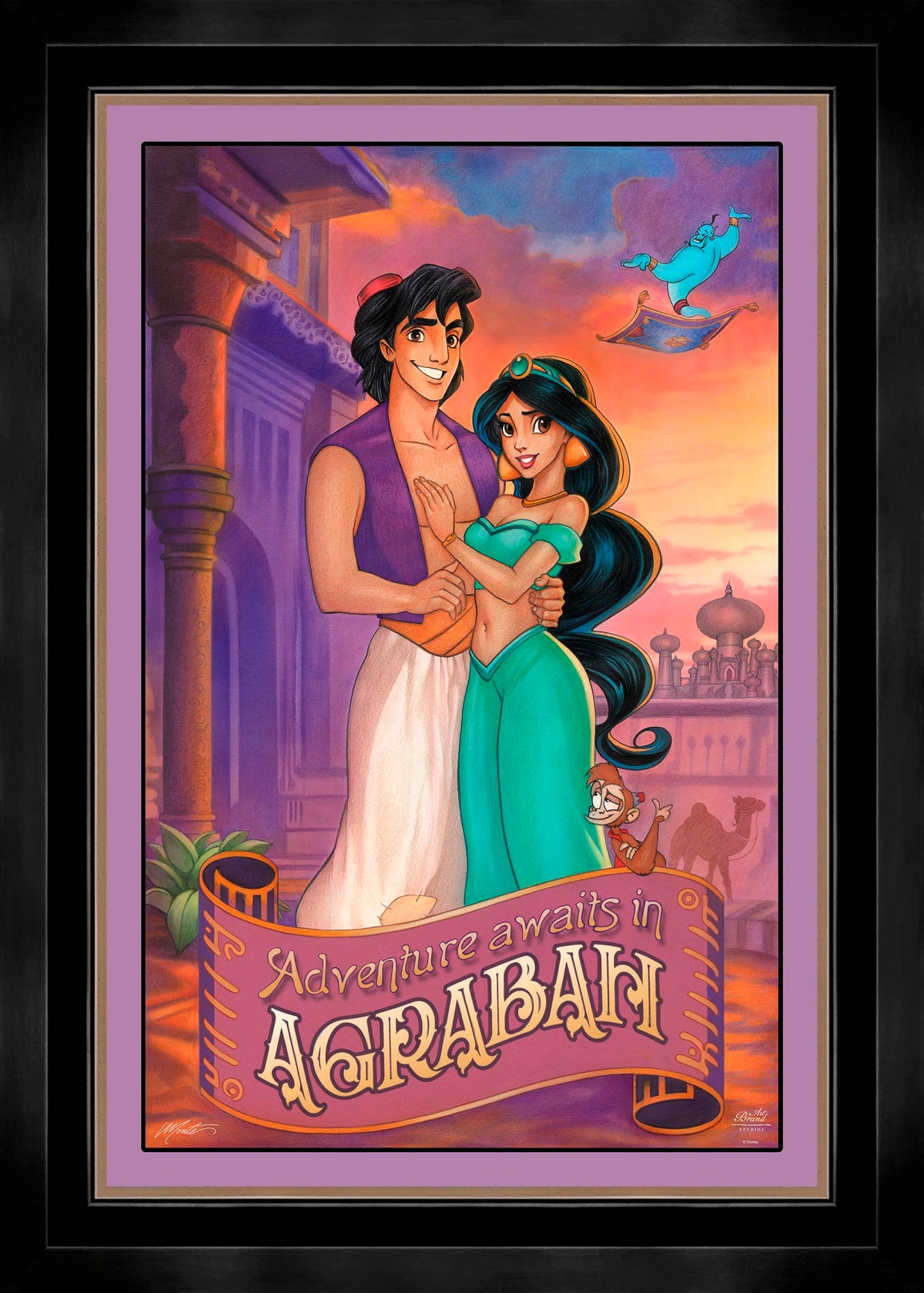 Disney's Aladdin - Adventure Awaits in Agrabah - Limited Edition Canvas