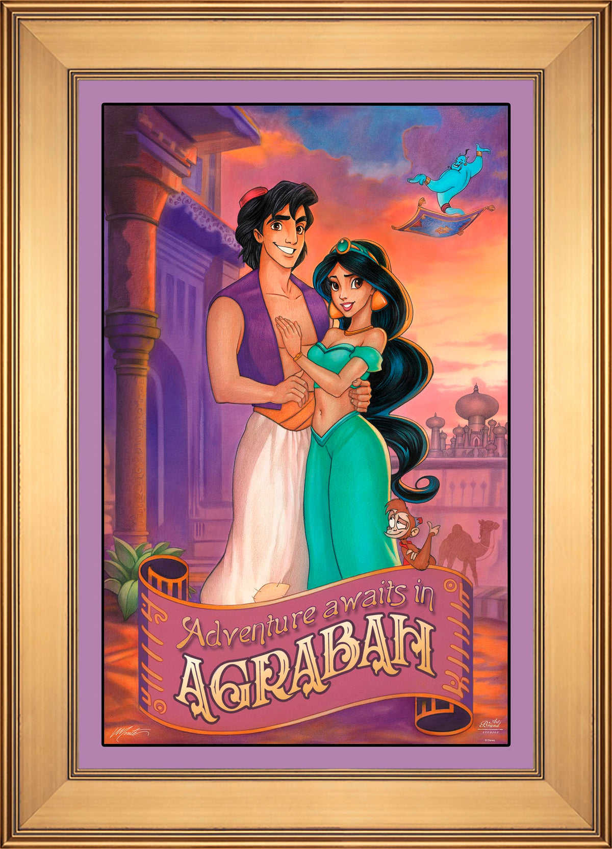 Disney's Aladdin - Adventure Awaits in Agrabah - Limited Edition Canvas