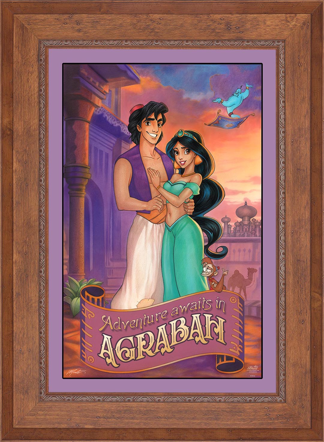 Disney's Aladdin - Adventure Awaits in Agrabah - Limited Edition Canvas