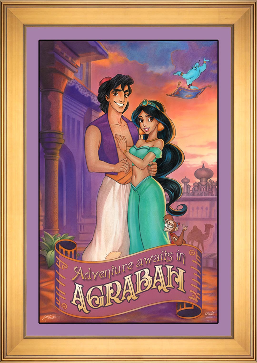 Disney's Aladdin - Adventure Awaits in Agrabah - Limited Edition Canvas
