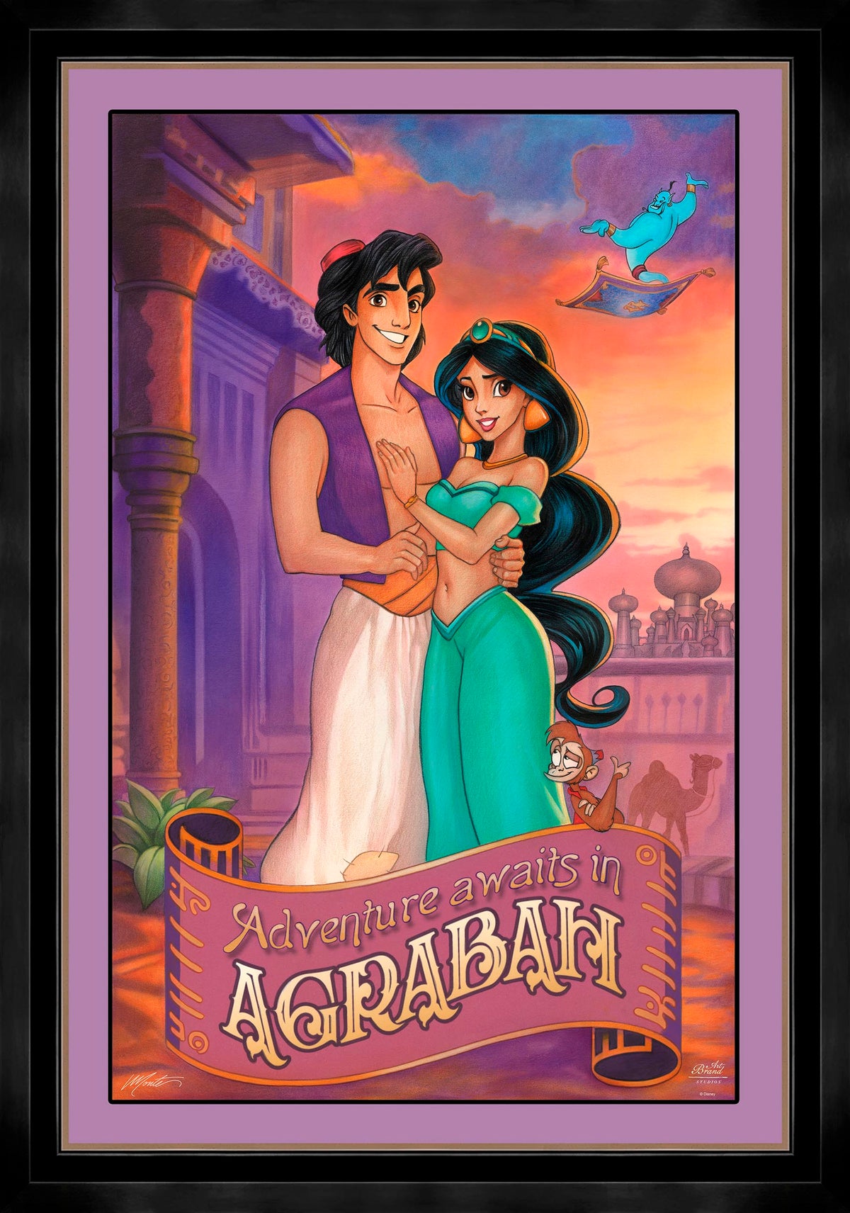 Disney's Aladdin - Adventure Awaits in Agrabah - Limited Edition Canvas