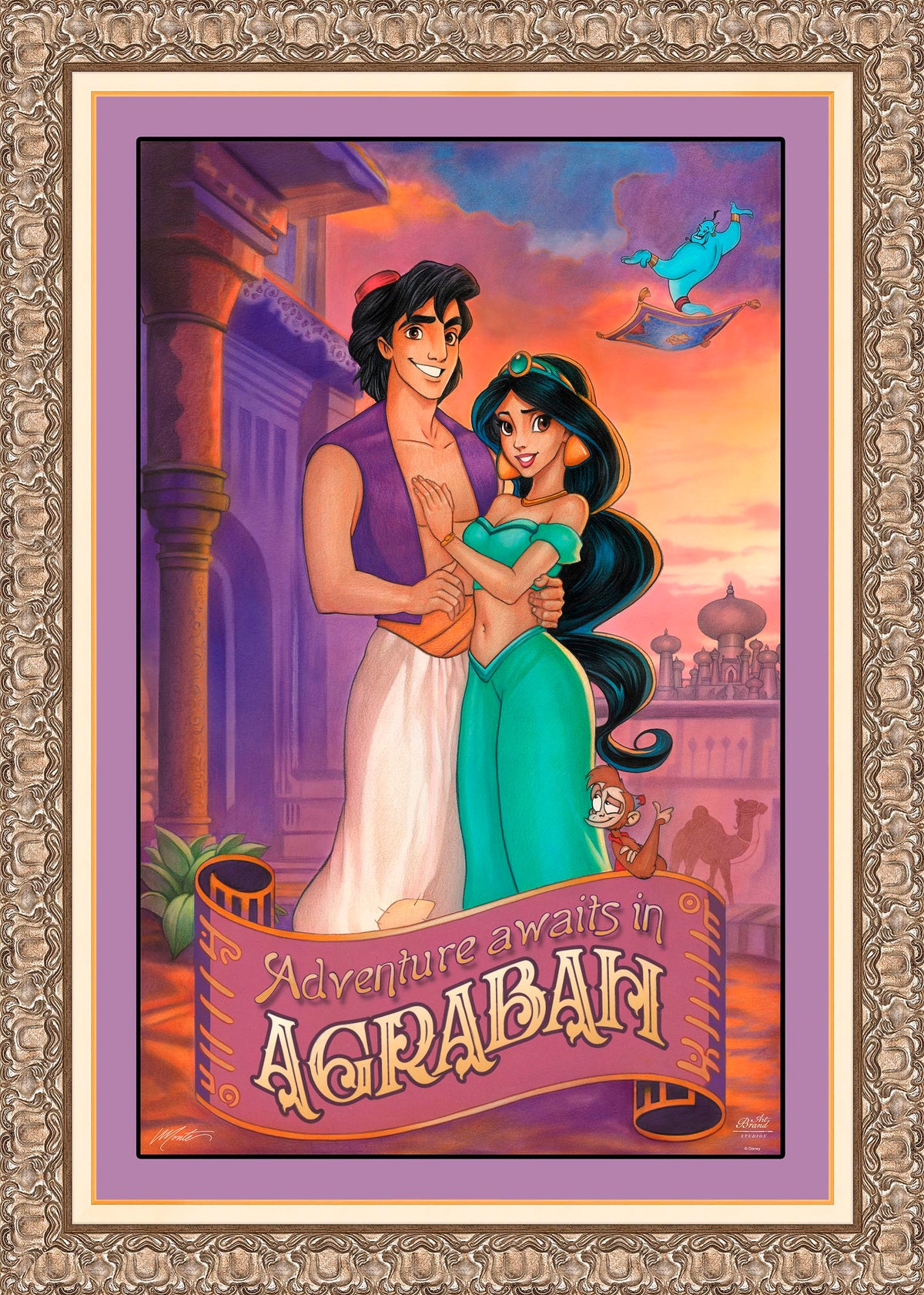 Disney's Aladdin - Adventure Awaits in Agrabah - Limited Edition Canvas