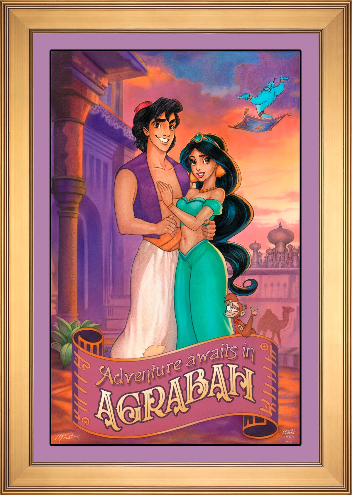 Disney's Aladdin - Adventure Awaits in Agrabah - Limited Edition Canvas