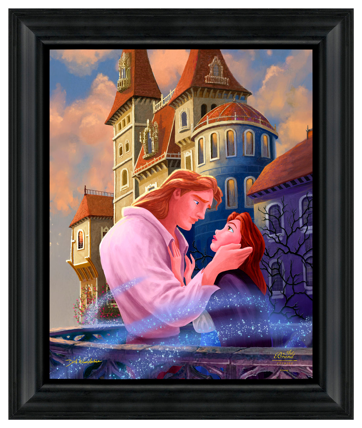 Disney's Beauty and the Beast - Love Ever After - 20" x 16" Brushstroke Vignette
