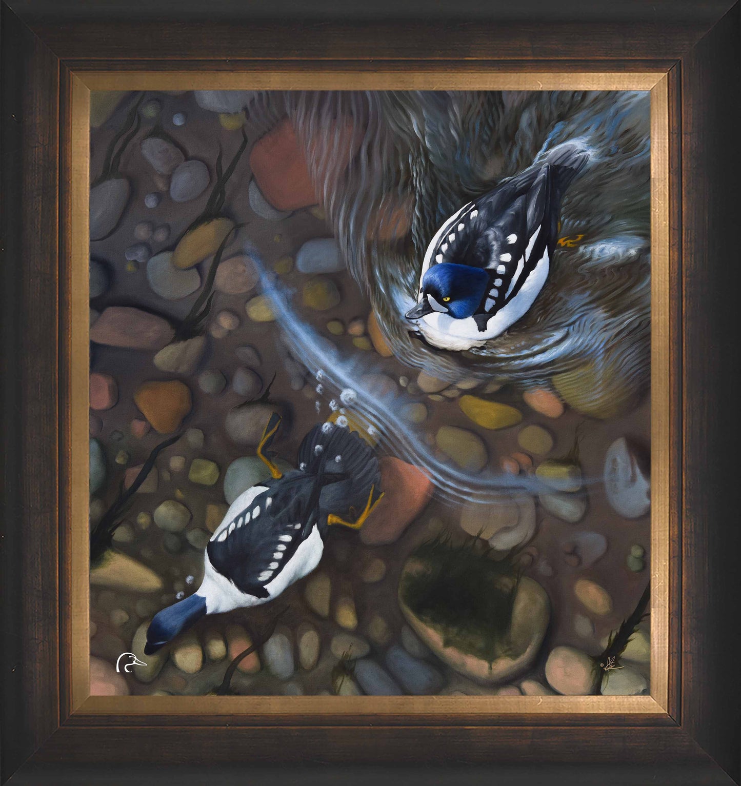 Lamar River Divers Limited Edition Canvas - Official Ducks Unlimited Art