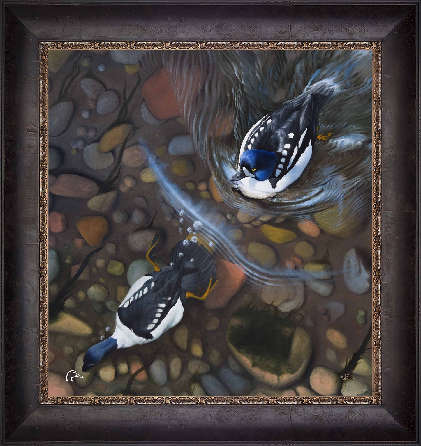 Lamar River Divers Limited Edition Canvas - Official Ducks Unlimited Art