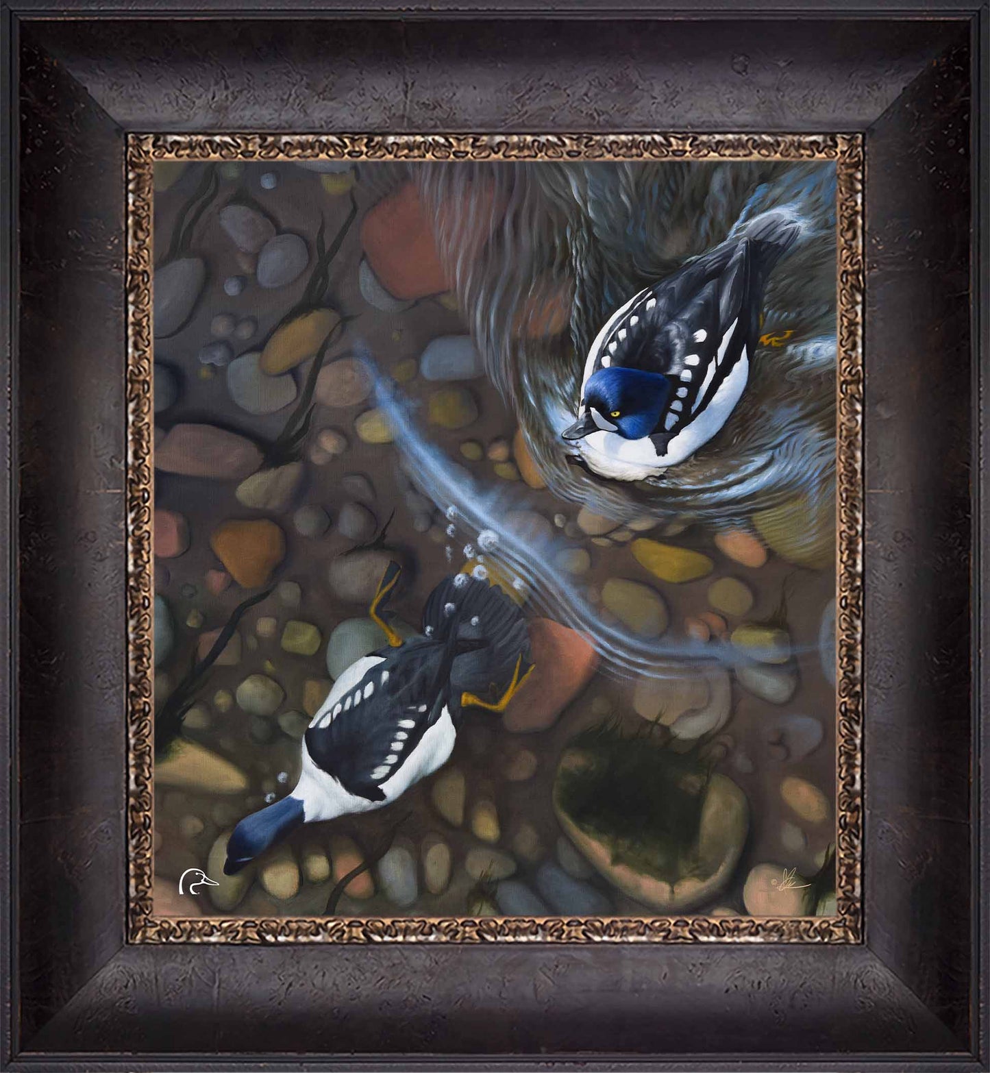 Lamar River Divers Limited Edition Canvas - Official Ducks Unlimited Art