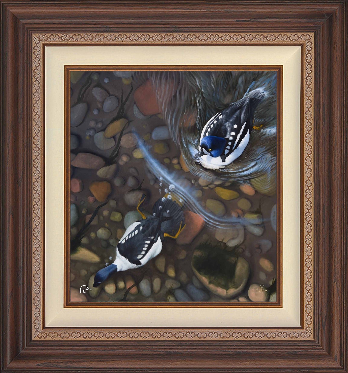 Lamar River Divers Limited Edition Canvas - Official Ducks Unlimited Art