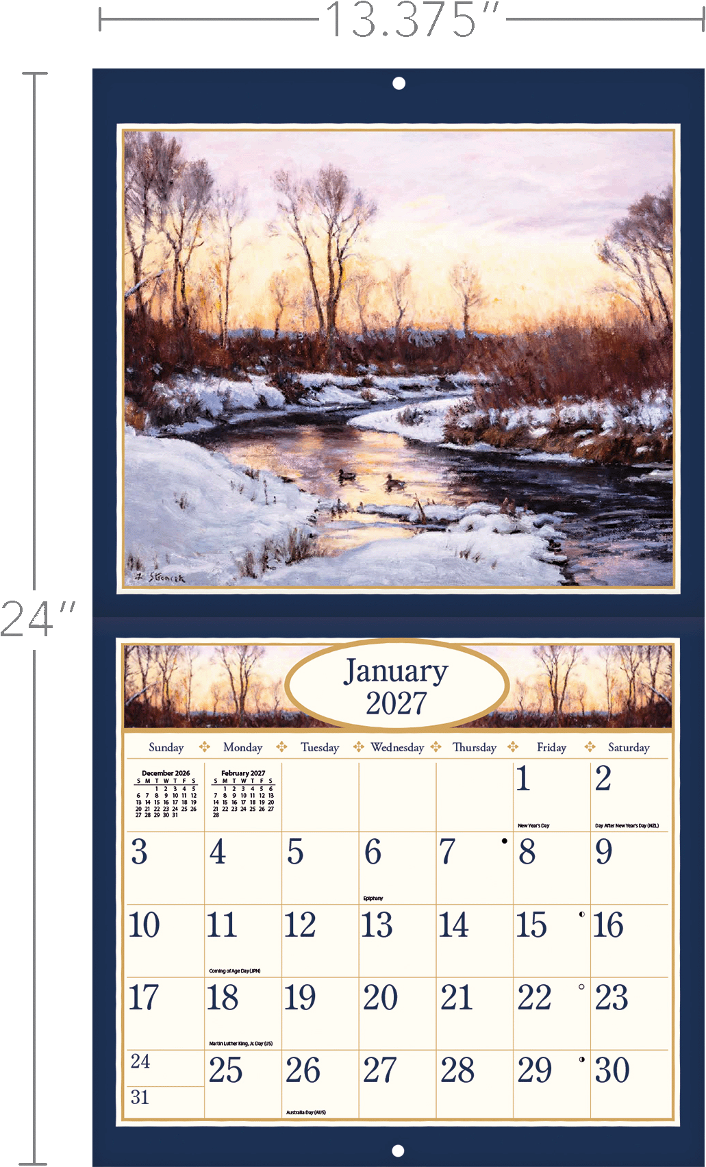 Four Seasons® - 2027 Wall Calendar