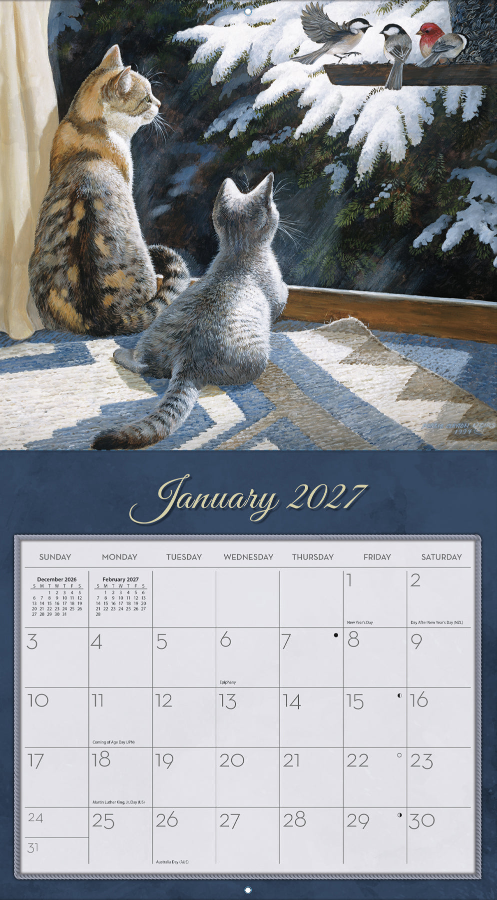 Love of Cats - 2027 Wall Calendar