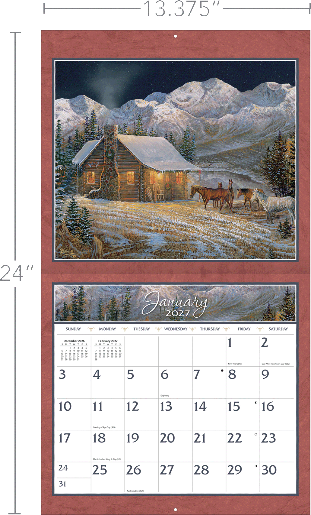 Meadowland - 2027 Wall Calendar