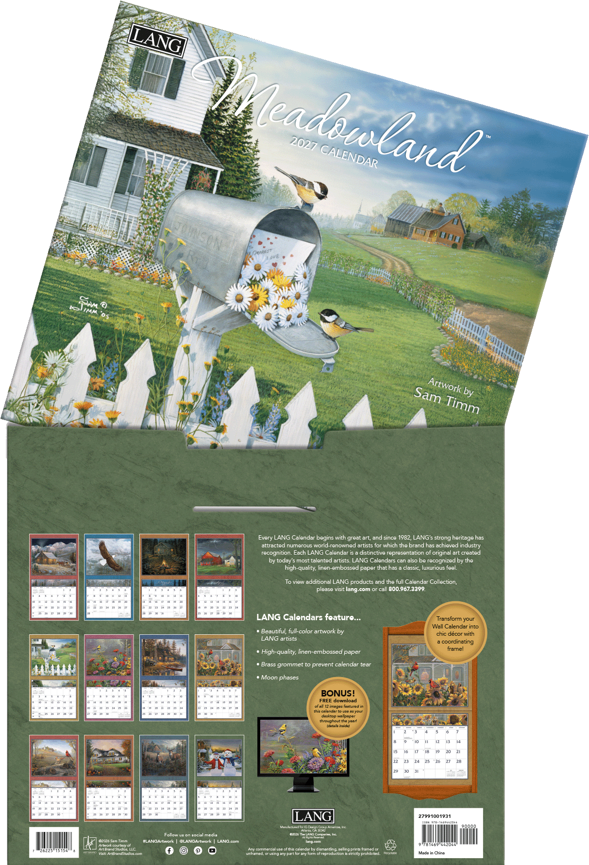 Meadowland - 2027 Wall Calendar