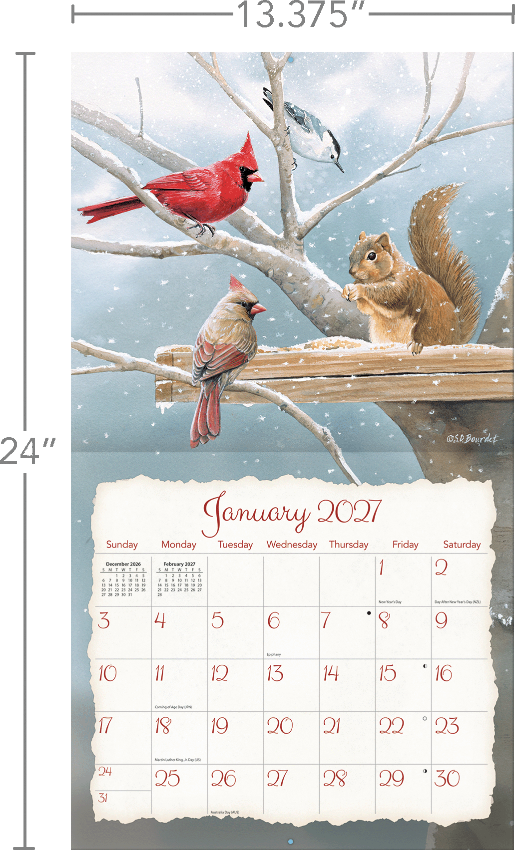 Songbirds™ - 2027 Wall Calendar